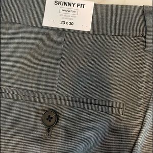 Mens skinny fit 33-30 dress slacks